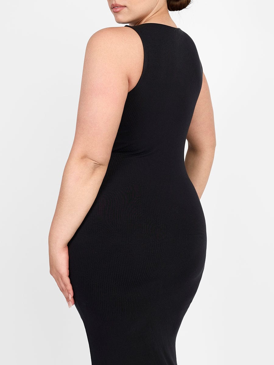 Wholesale Light Support Crew Collar Shaper Dress
