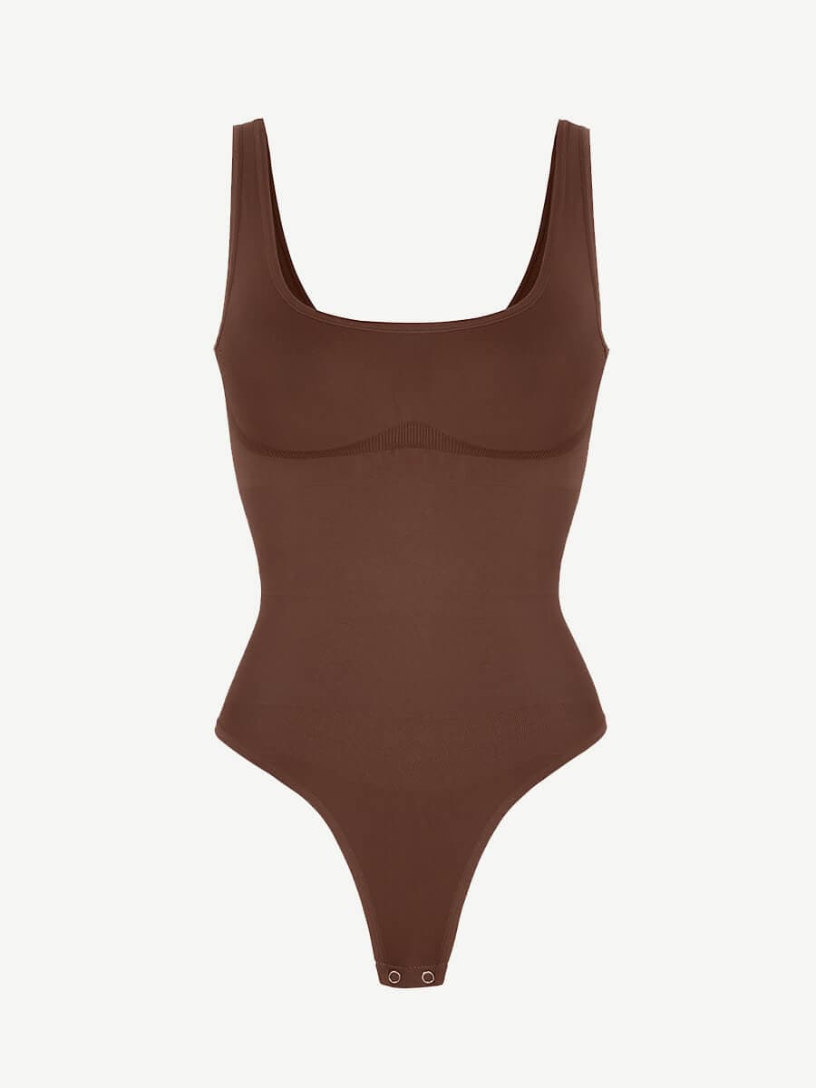 [USA Warehouse] Wholesale🌿 Eco-friendly Seamless Outerwear Belly Control Thong Bodysuit